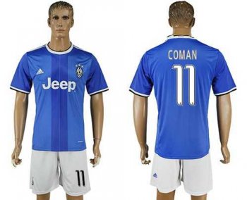 Juventus #11 Coman Away Soccer Club Jersey