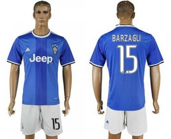 Juventus #15 Barzagli Away Soccer Club Jersey