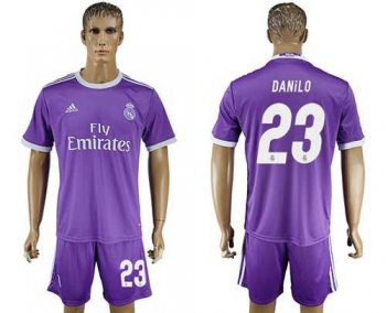 Real Madrid #23 Danilo Away Soccer Club Jersey