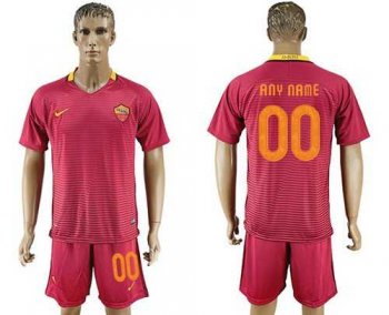 Roma Personalized Home Soccer Club Jersey