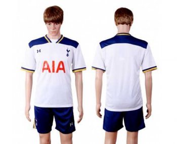 Tottenham Hotspur Blank White Home Soccer Club Jersey