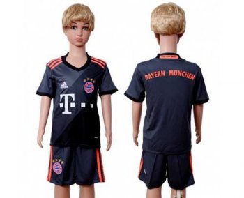 Bayern Munchen Blank Away Kid Soccer Club Jersey