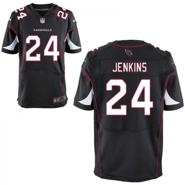 Nike Arizona Cardinals #24 Mike Jenkins Black Elite Jersey