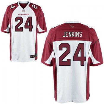 Nike Arizona Cardinals #24 Mike Jenkins White Game Jersey