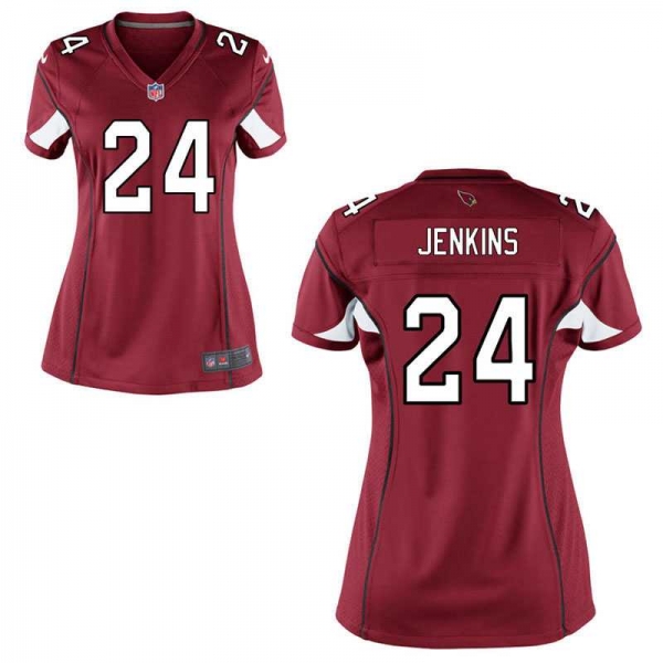 Womens Nike Arizona Cardinals #24 Mike Jenkins Cardinal Game Jersey