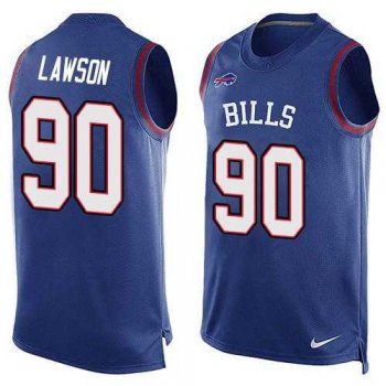 Nike Buffalo Bills #90 Shaq Lawson Royal Blue Team Color Men's Stitched NFL Limited Tank Top Jersey