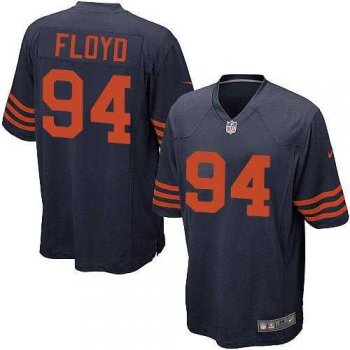 Youth Nike Chicago Bears #94 Leonard Floyd Navy Blue Stitched NFL 1940s Throwback Elite Jersey