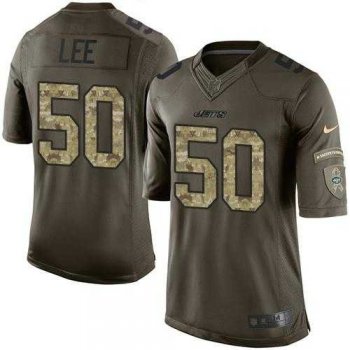 Youth Nike New York Jets #50 Darron Lee Green Stitched NFL Limited Salute to Service Jersey