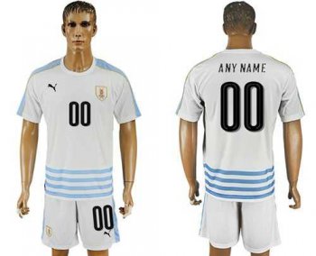 Uruguay Personalized Away Soccer Country Jersey