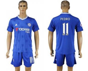 Chelsea #11 Pedro Home Soccer Club Jersey