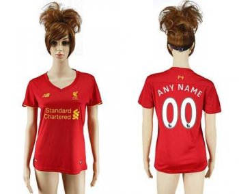 Women's Liverpool Personalized Home Soccer Club Jersey