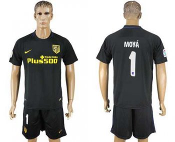 Atletico Madrid #1 Moya Away Soccer Club Jersey