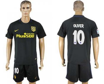 Atletico Madrid #10 Oliver Away Soccer Club Jersey