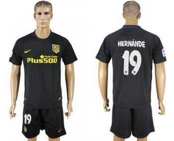 Atletico Madrid #19 Hernande Away Soccer Club Jersey