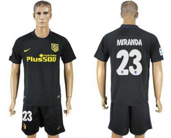 Atletico Madrid #23 Miranda Away Soccer Club Jersey