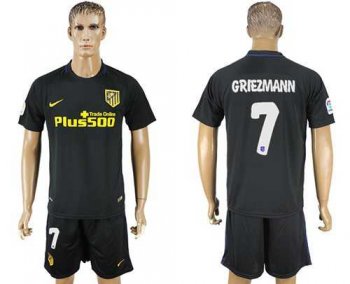 Atletico Madrid #7 Griezmann Away Soccer Club Jersey