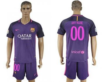 Barcelona Personalized Away Soccer Club Jersey