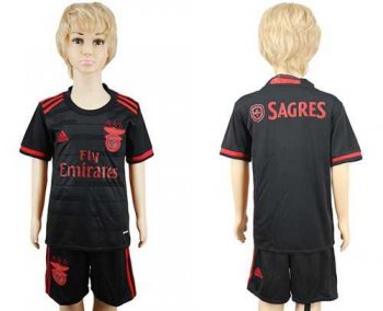 Benfica Blank Away Kid Soccer Club Jersey