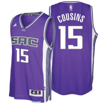 Sacramento Kings #15 DeMarcus Cousins 2016-17 Seasons Purple City Road New Swingman Jersey