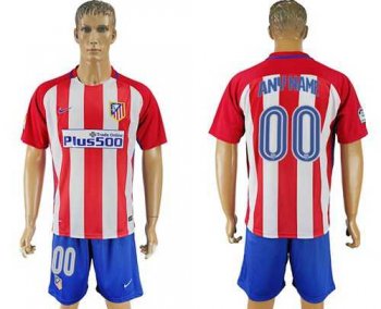 Atletico Madrid Personalized Home Soccer Club Jersey