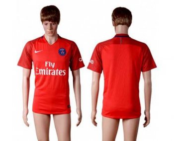 Paris Saint-Germain Blank Red Soccer Club Jersey