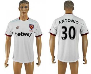 West Ham United #30 Antonio Away Soccer Club Jersey