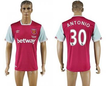 West Ham United #30 Antonio Home Soccer Club Jersey