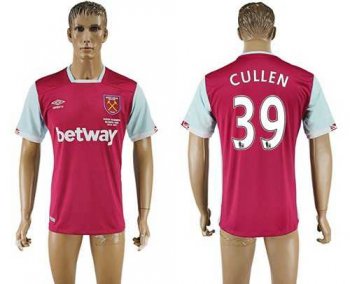 West Ham United #39 Cullen Home Soccer Club Jersey