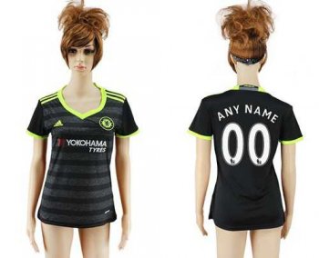 Women's Chelsea Personalized Away Soccer Club Jersey