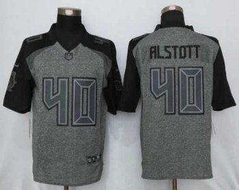 Nike Tampa Bay Buccaneers #40 Mike Alstott Gray Men's Stitched NFL Limited Gridiron Gray Jersey