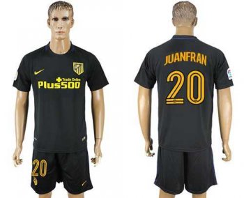 Atletico Madrid #20 Juanfran Away Soccer Club Jersey