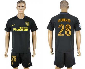 Atletico Madrid #28 Roberto Away Soccer Club Jersey