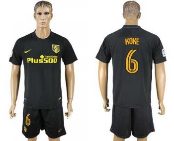 Atletico Madrid #6 Koke Away Soccer Club Jersey