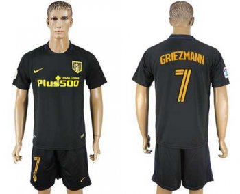 Atletico Madrid #7 Griezmann Away Soccer Club Jersey