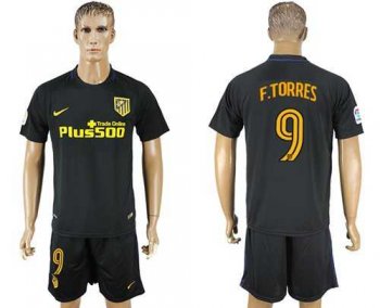 Atletico Madrid #9 F.Torres Away Soccer Club Jersey