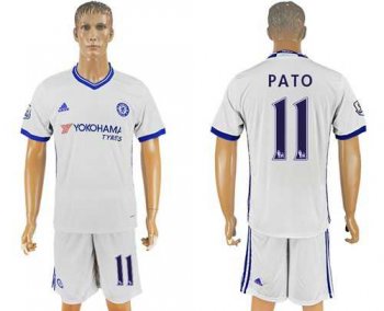 Chelsea #11 Pato White Soccer Club Jersey