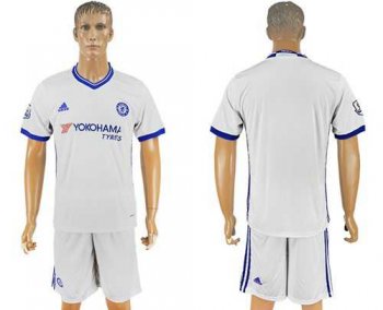 Chelsea Blank White Soccer Club Jersey