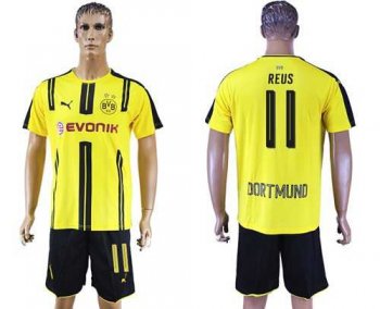 Dortmund #11 Reus Home Soccer Club Jersey