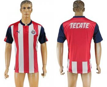 Guadalajara Blank Home Soccer Club Jersey