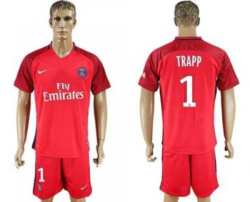 Paris Saint-Germain #1 Trapp Red Soccer Club Jersey