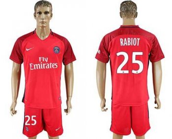 Paris Saint-Germain #25 Rabiot Red Soccer Club Jersey