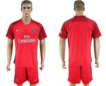 Paris Saint-Germain Blank Red Soccer Club Jersey