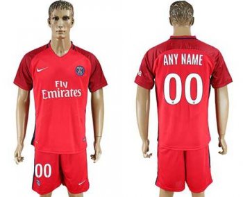 Paris Saint-Germain Personalized Red Soccer Club Jersey