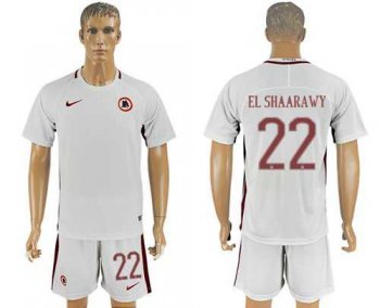 Roma #22 El Shaarawy Away Soccer Club Jersey