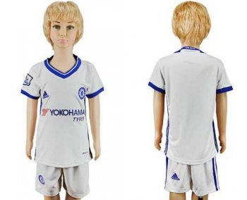 Chelsea Blank White Kid Soccer Club Jersey