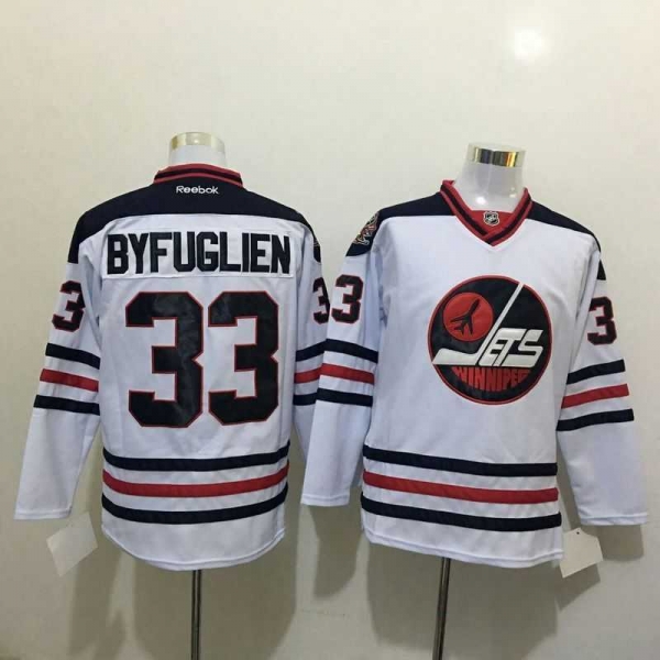 Winnipeg Jets #33 Dustin Byfuglien Stitched White NHL Jersey