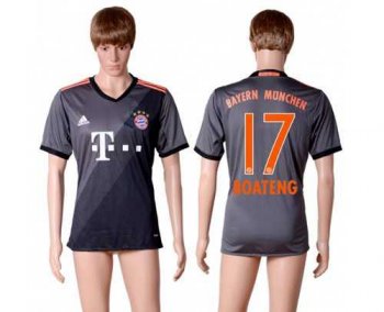 Bayern Munchen #17 Boateng Away Soccer Club Jersey