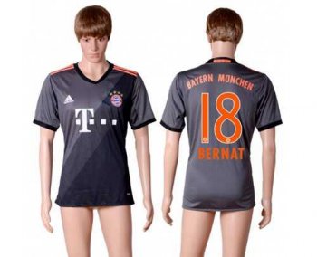 Bayern Munchen #18 Bernat Away Soccer Club Jersey