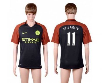 Manchester City #11 Kolarov Away Soccer Club Jersey