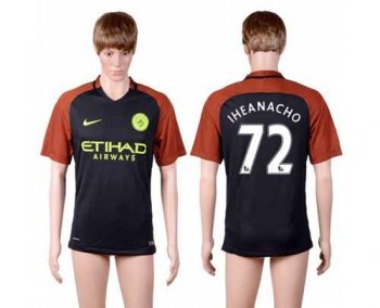 Manchester City #72 Iheanacho Away Soccer Club Jersey